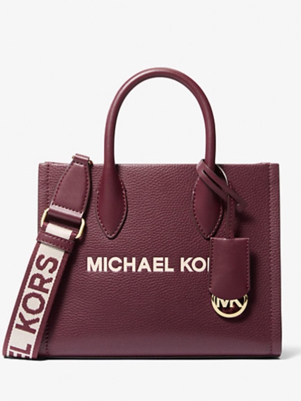 Michael Kors Mirella Medium EW Tote in Oxblood